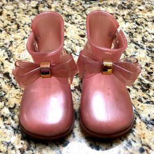 Mini Melissa rain boots toddler girl